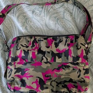 Lug Pink and Green Camouflage Laptop Bag